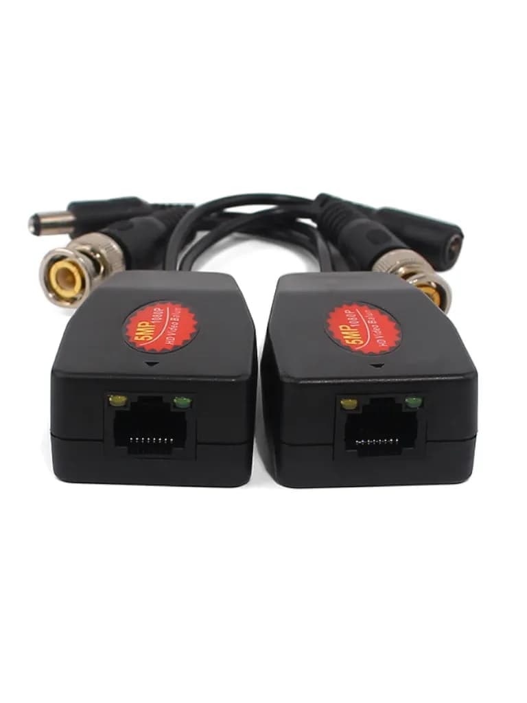 SAXXON VB-04 - Par de transceptores 4K para video y energía, con entra 2