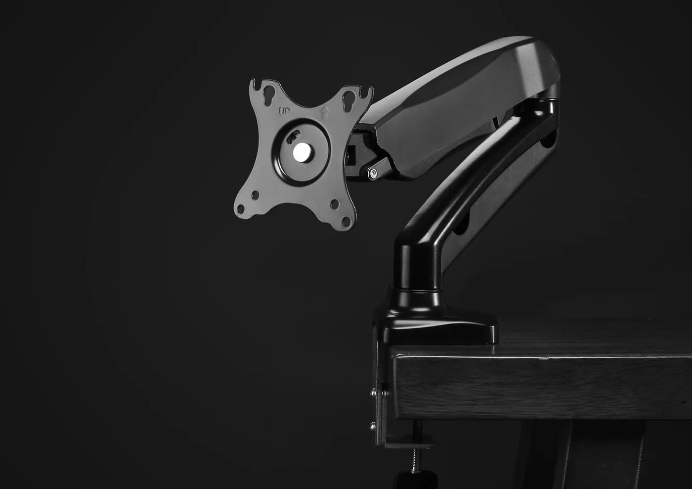 Manhattan Soporte de aluminio con pistón de gas para un monitor 12