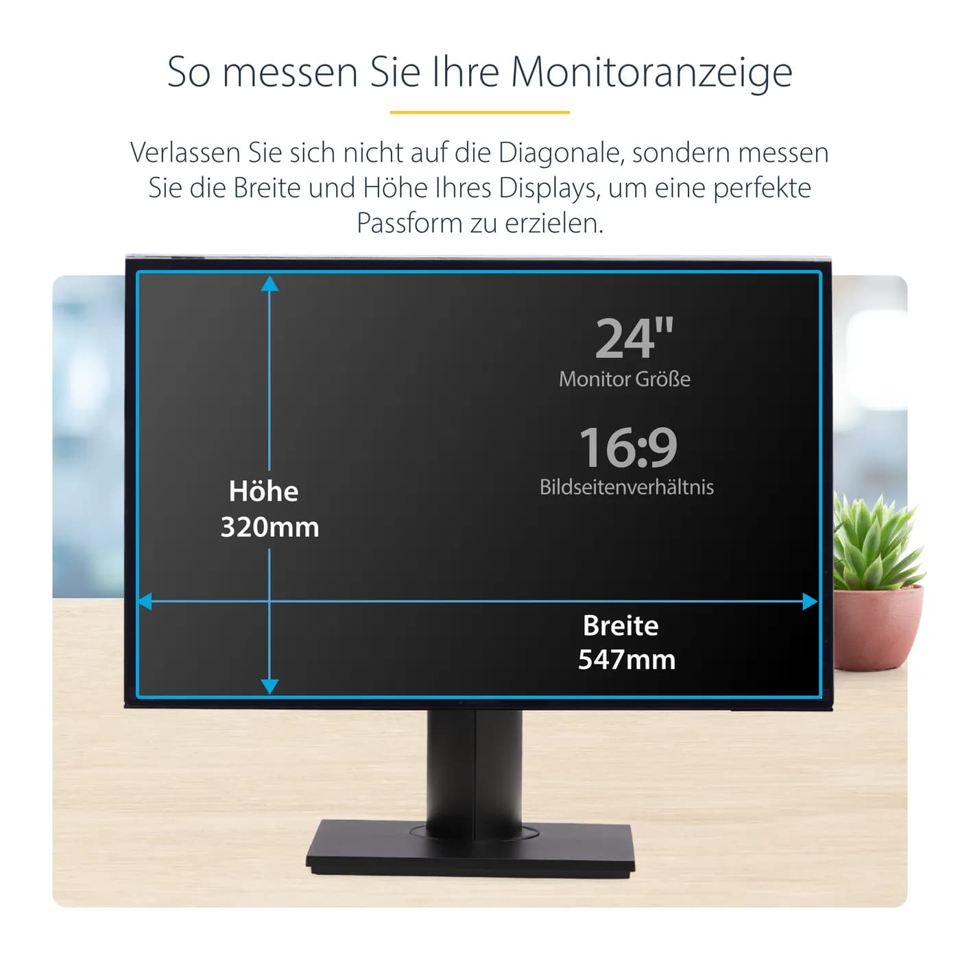 StarTech.com 2469A-PRIVACY-SCREEN filtro para monitor 61 cm (24") Filt 11