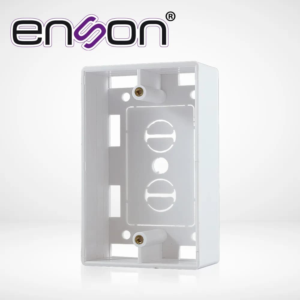 CAJA PLASTICA TAMAÑO ESTANDAR CON TAPA CIEGA DE PLASTICO ENSON ENS-947 3