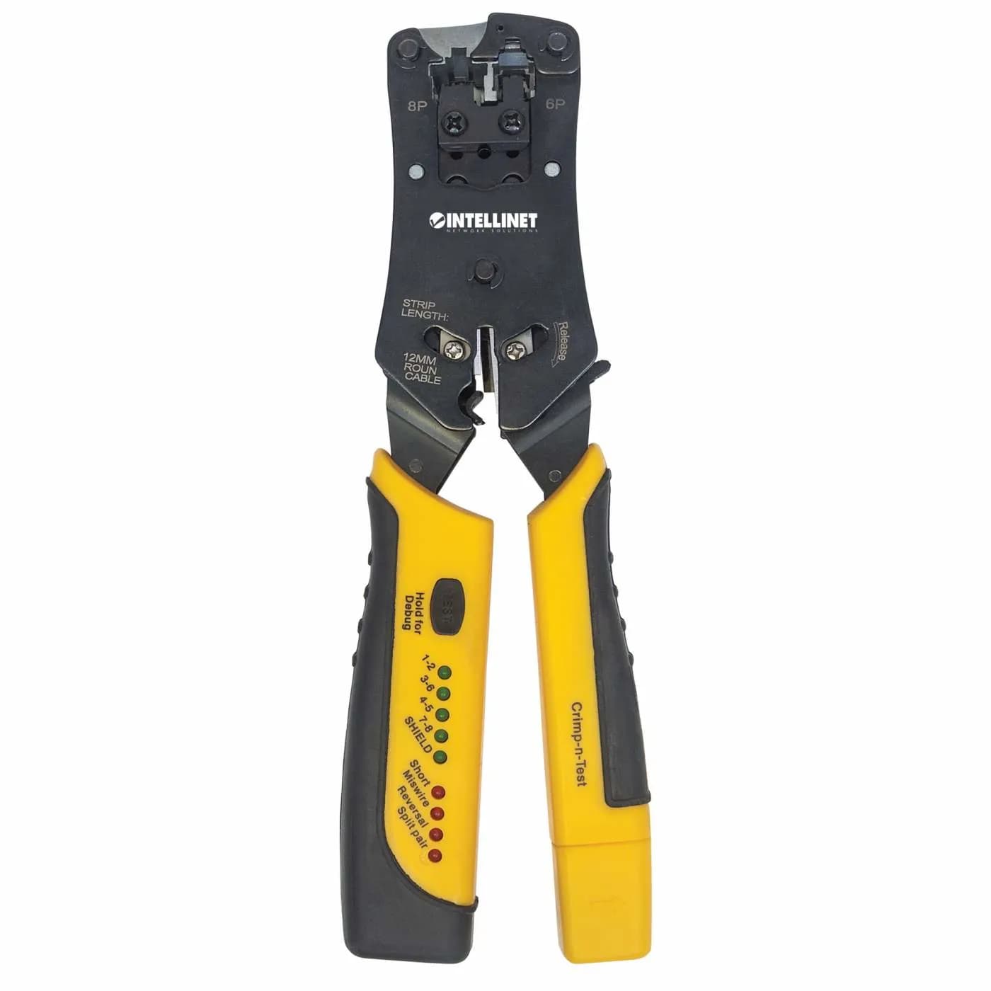 Intellinet Pinza Crimpeadora Universal de Plugs Modulares y Probador d 4