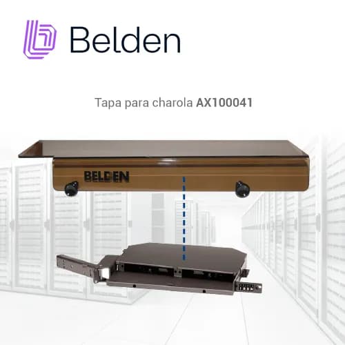 TAPA PARA CHAROLA FIBRA BELDEN AX100045 2