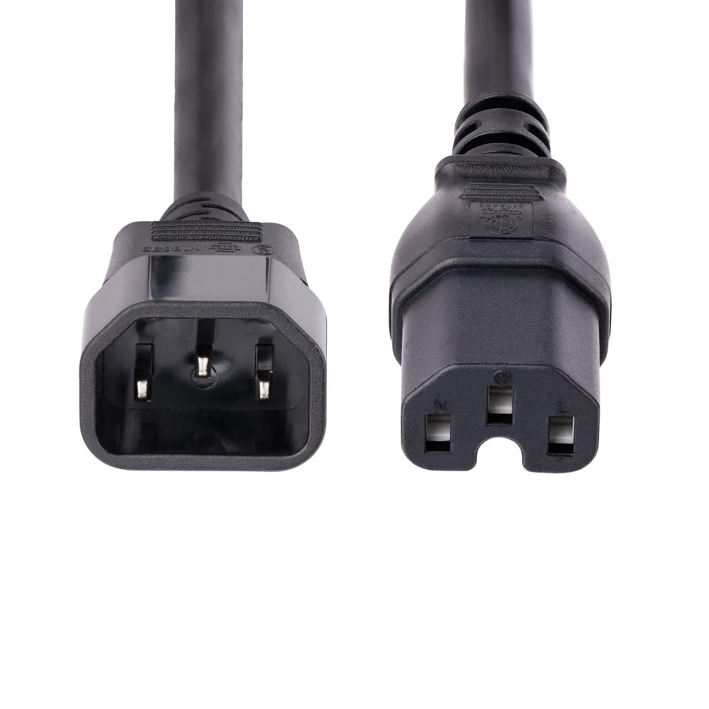 StarTech.com Cable de 3m de Extensión - Cable C14 a C15 de Extensión - 4