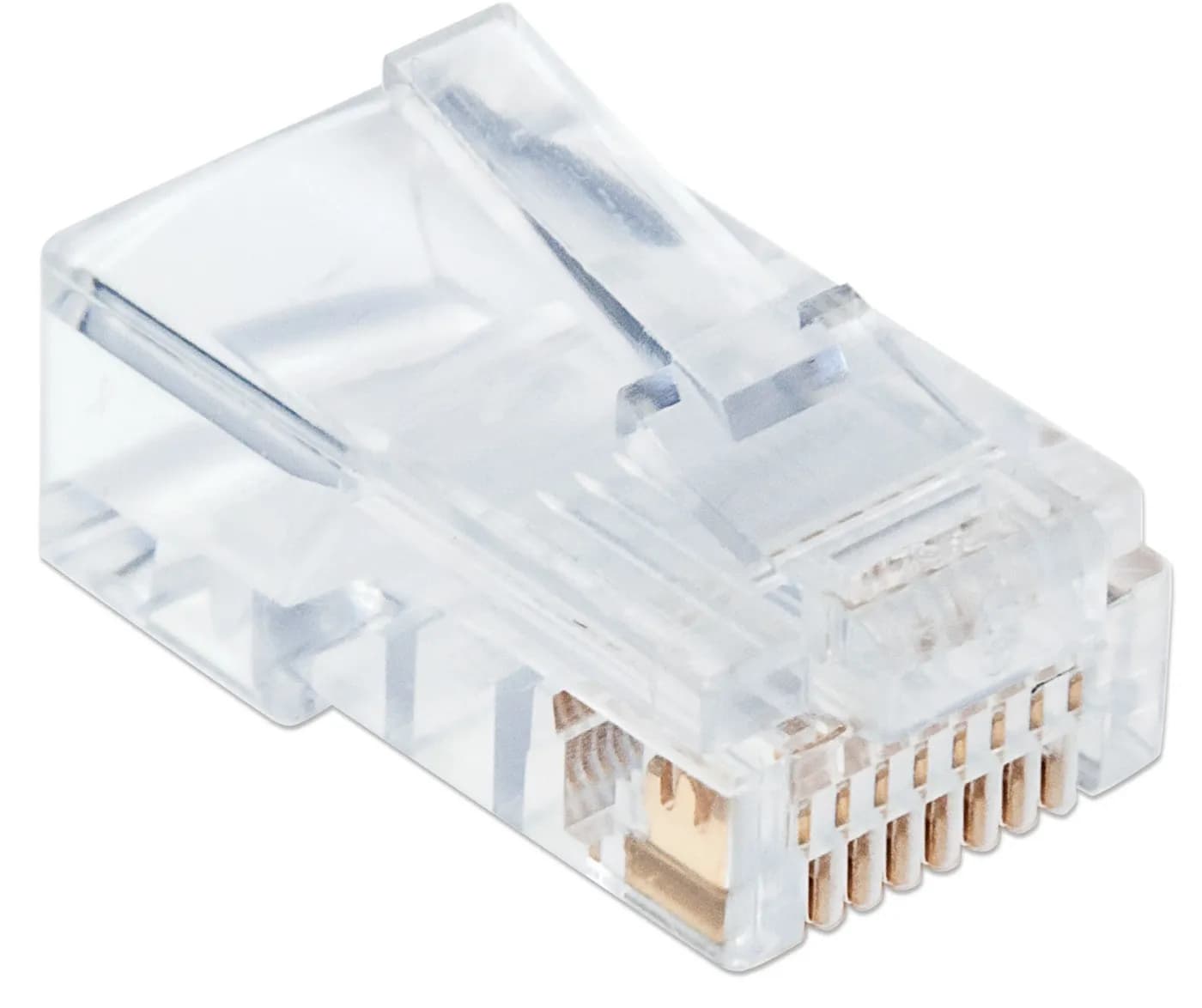 Intellinet PLUG RJ45 CAT5E SOLIDO UTP BOTE 100 PZAS ORO 50-MICRAS PRO 2