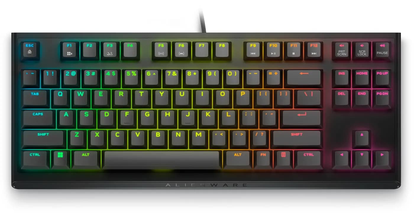 Alienware AW420K teclado Juego USB Negro 3