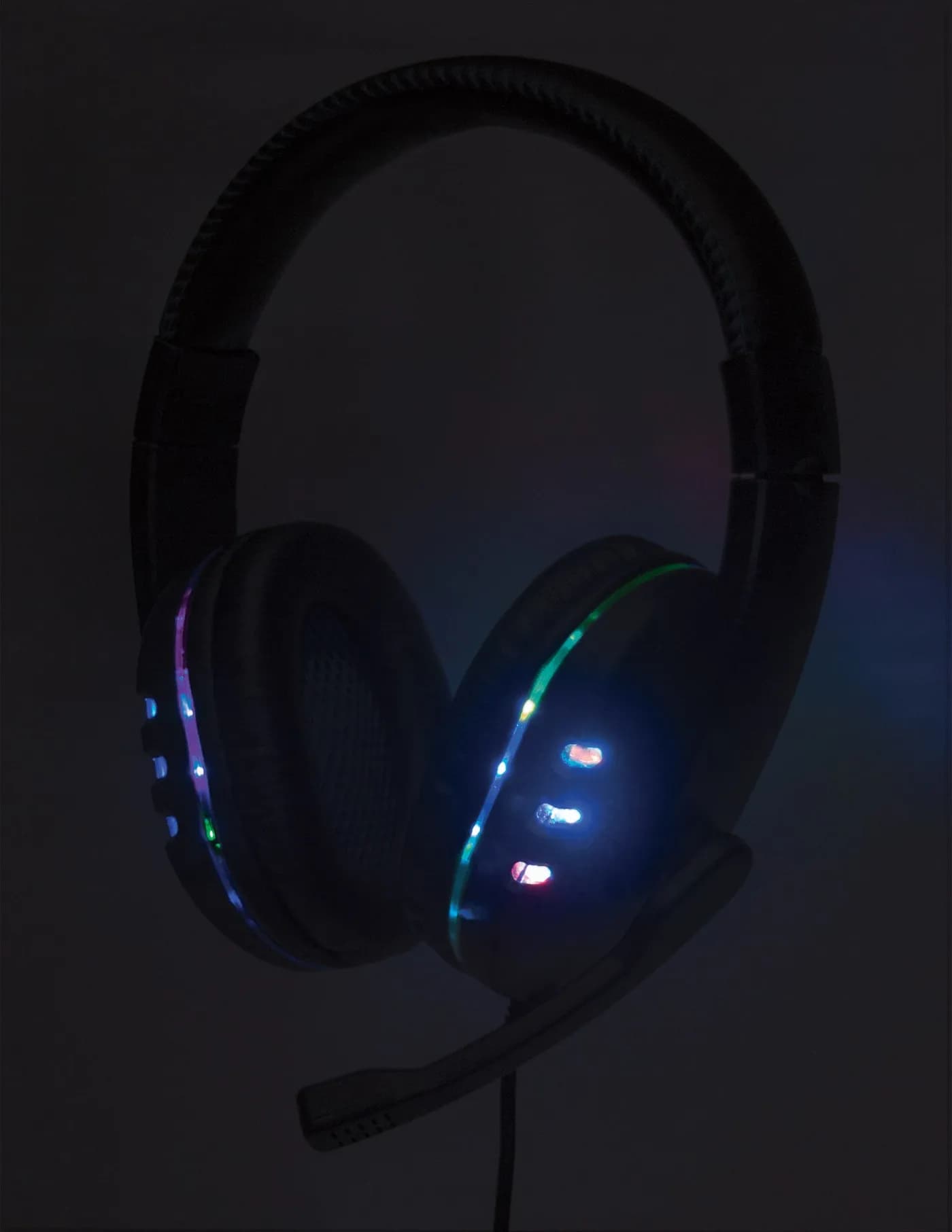 Manhattan Audífonos USB para videojuegos, con luces LED 6