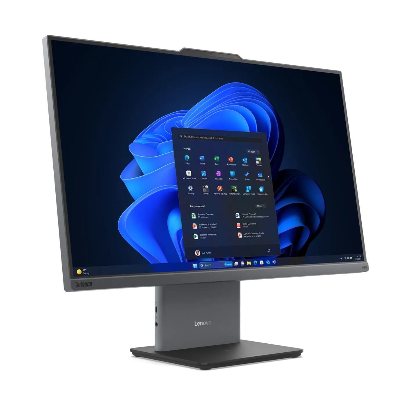 Lenovo ThinkCentre neo 55a 24 Gen 6 AMD Ryzen™ 5 220 60.5 cm (23.8") 1 7