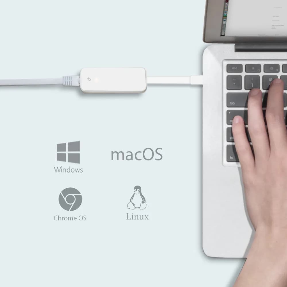 ADAPTADOR USB TIPO-C - RJ45 TP-LINK UE300C / 1 PUERTOS USB 3.0 / 1 ADA 6