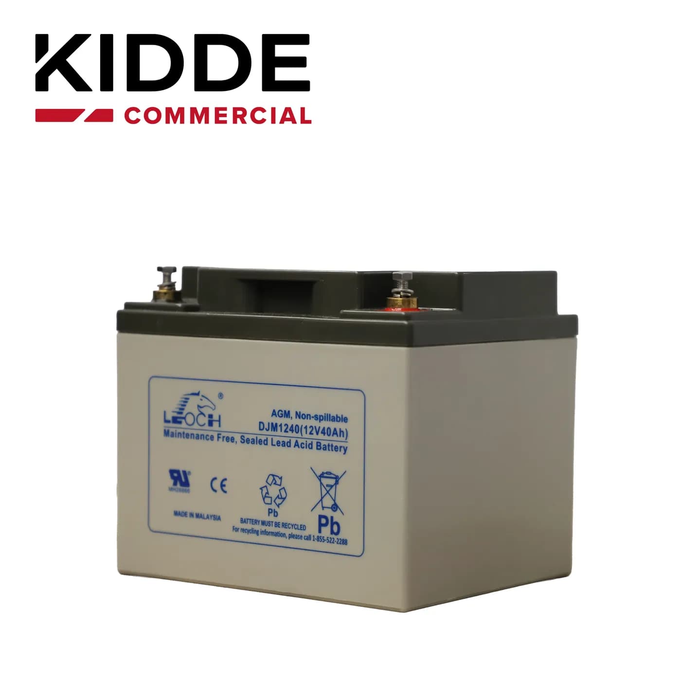 BATERIA DE RESPALDO 12V40A DE ALTA DENSIDAD ENERGETICA Y BAJO MANTENIM 3