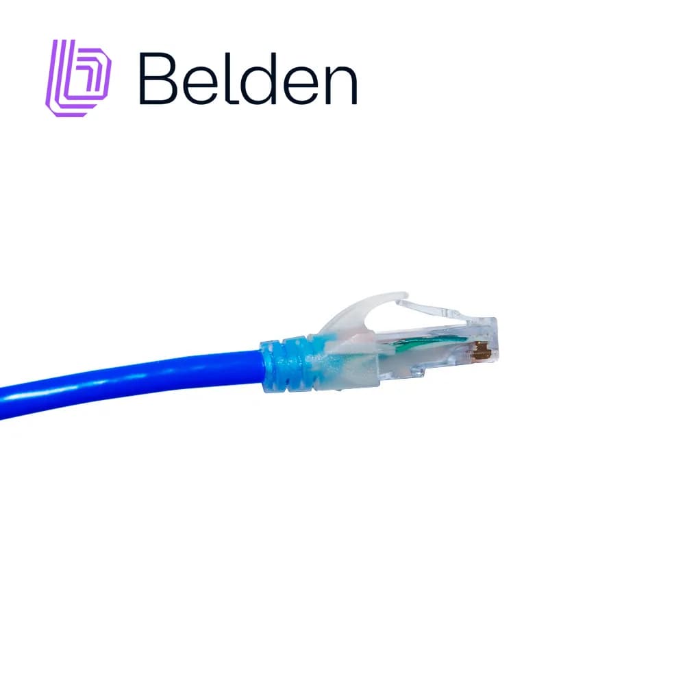 PATCH CORD UTP CAT6+ BELDEN C601106004 / INTERIOR / AZUL / 4 PARES / 2 2