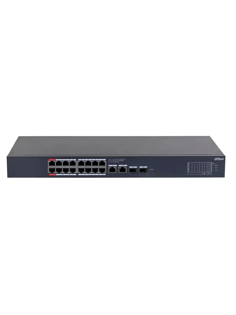 DAHUA DH-CS4220-16GT-135 Switch Poe de 16 Puertos Gigabit/ Poe Intelig 2