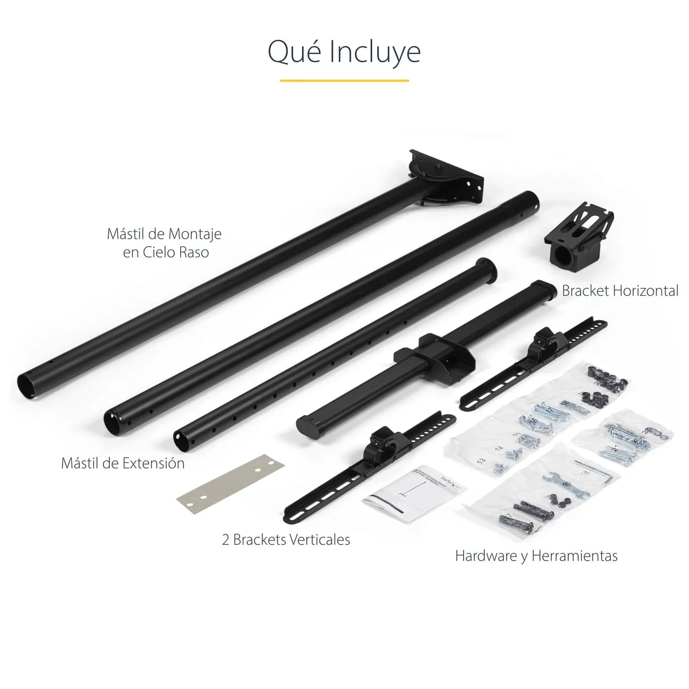 StarTech.com Soporte de Techo VESA para Montaje de Pantallas y TV de 3 14