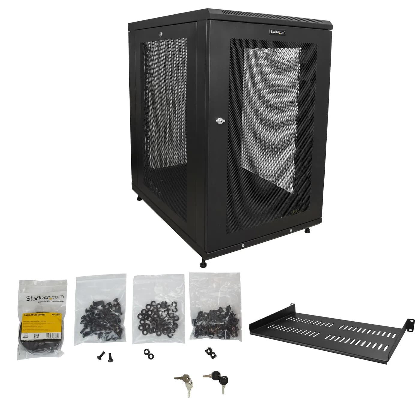 StarTech.com Gabinete Rack para Servidores 18U 19" 4 Postes - Rack de  7