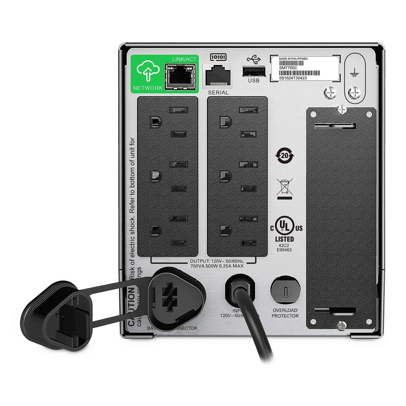 APC SMT750C sistema de alimentación ininterrumpida (UPS) Línea interac 4