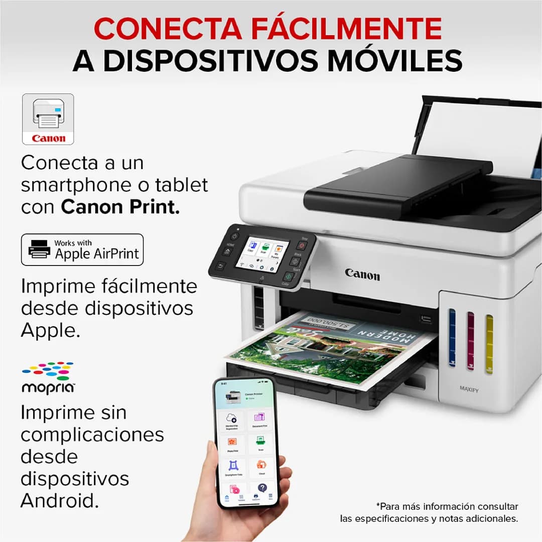 Canon MAXIFY GX6110 Inyección de tinta A4 600 x 1200 DPI 24 ppm Wifi 6