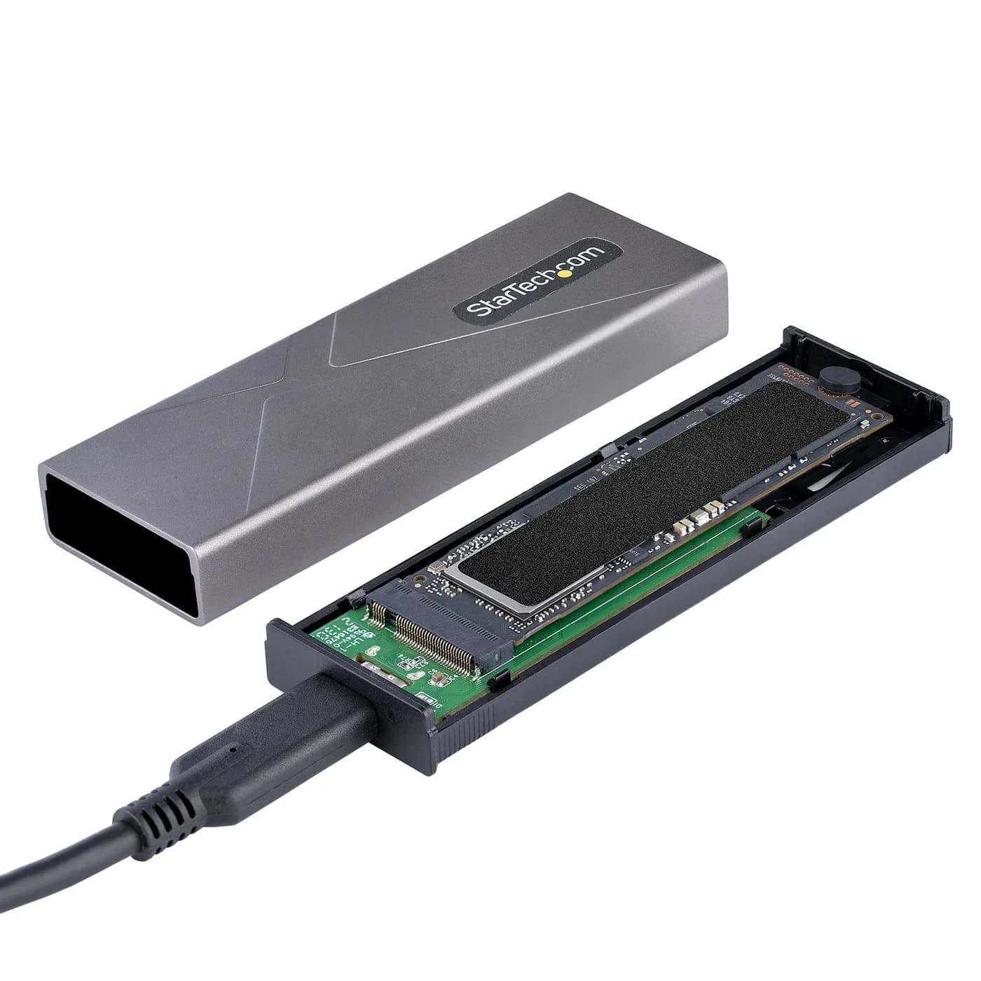 StarTech.com Gabinete Externo de Aluninio USB-C 10Gbps a NVMe M.2 o SS 6