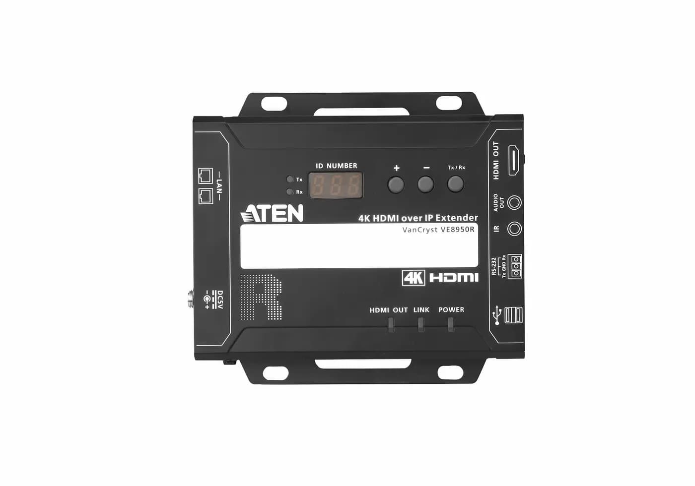 Receptor HDMI sobre IP / 4K @ 30Hz / 4:4:4 / EDID Expert / Control CLI 5