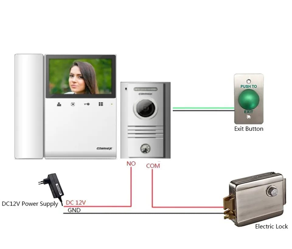 YLI ABK702BL - Cerradura Eléctrica Izquierda / Carcasa Metálica / Aper 3