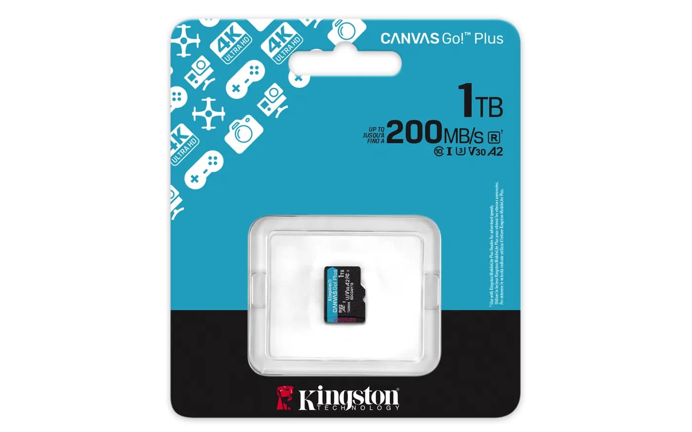 Kingston Technology Canvas Go! Plus 1 TB MicroSD UHS-I Clase 10 3