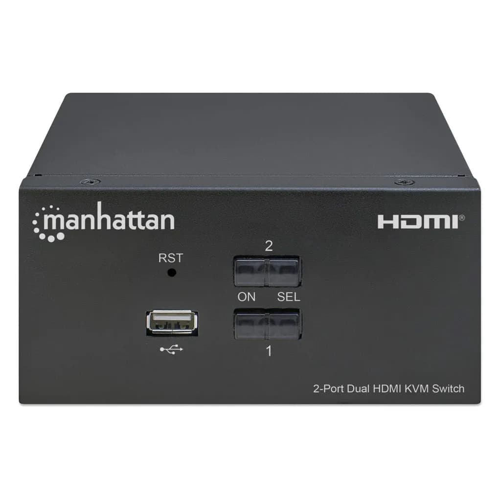 Manhattan Switch KVM HDMI de 2 puertos para dos monitores 3