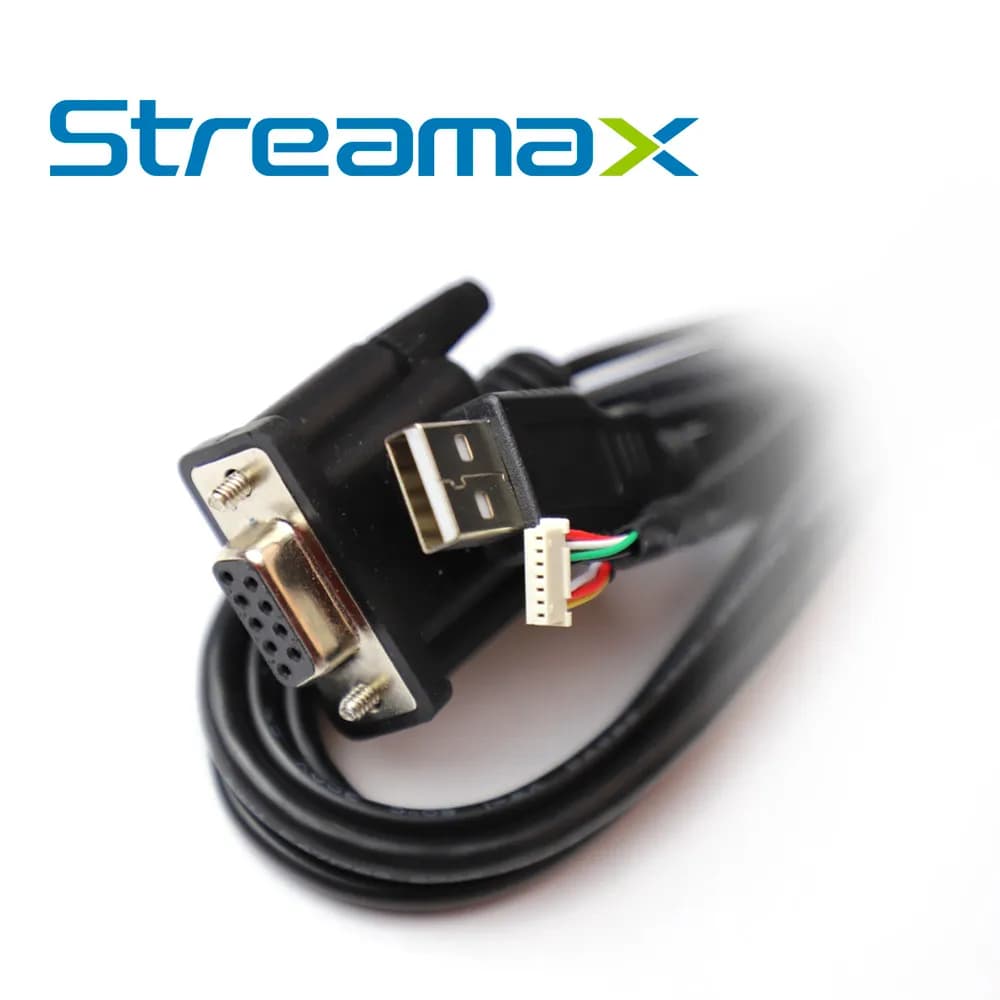 CABLE DE PRUEBA USB - CP5 MERIVA STREAMAX MUSBTC / USB-A MACHO + DB9 H 4