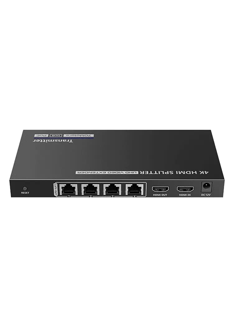 SAXXON LKV724P- Kit Extensor HDMI de 4 Puertos/ Resolucion 4K@30Hz/ Ha 3