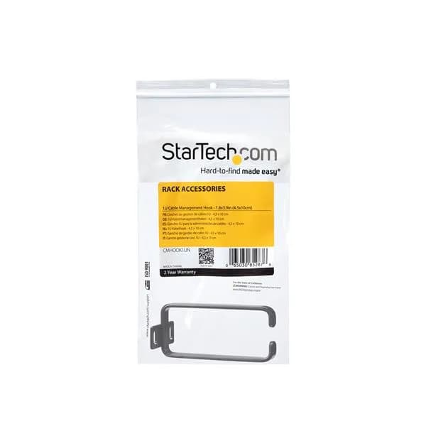 StarTech.com Anilla Pasacables en D Vertical 1U para Gestión de Cablea 5