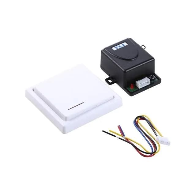 YLI WBK400RC - Botón inalámbrico de pared con relevador para control d 2