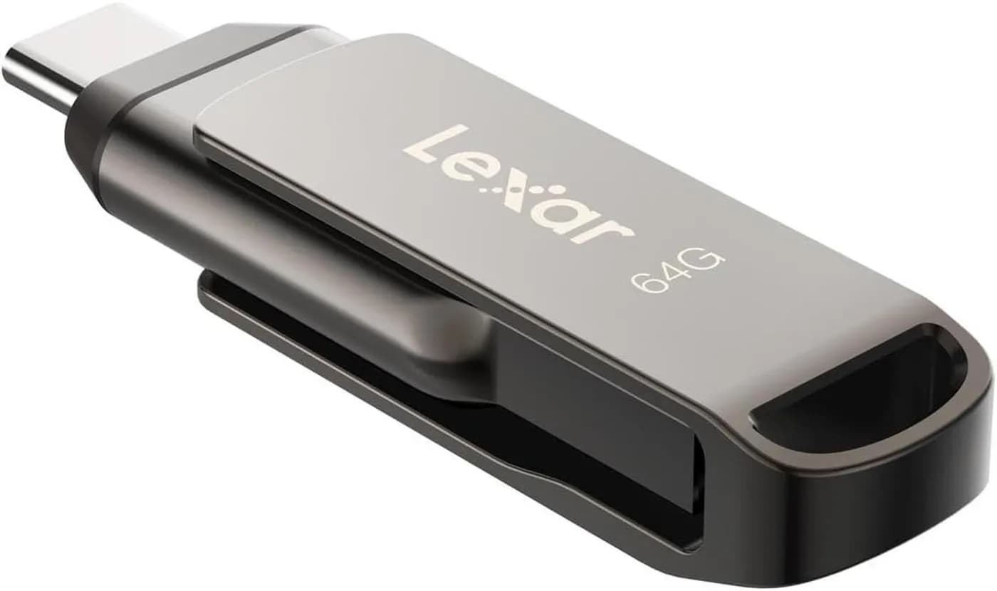 LEXAR UNIDAD DUAL JUMPDRIVE D400 USB 3.1 064G TIPO C Y TIPO A 3