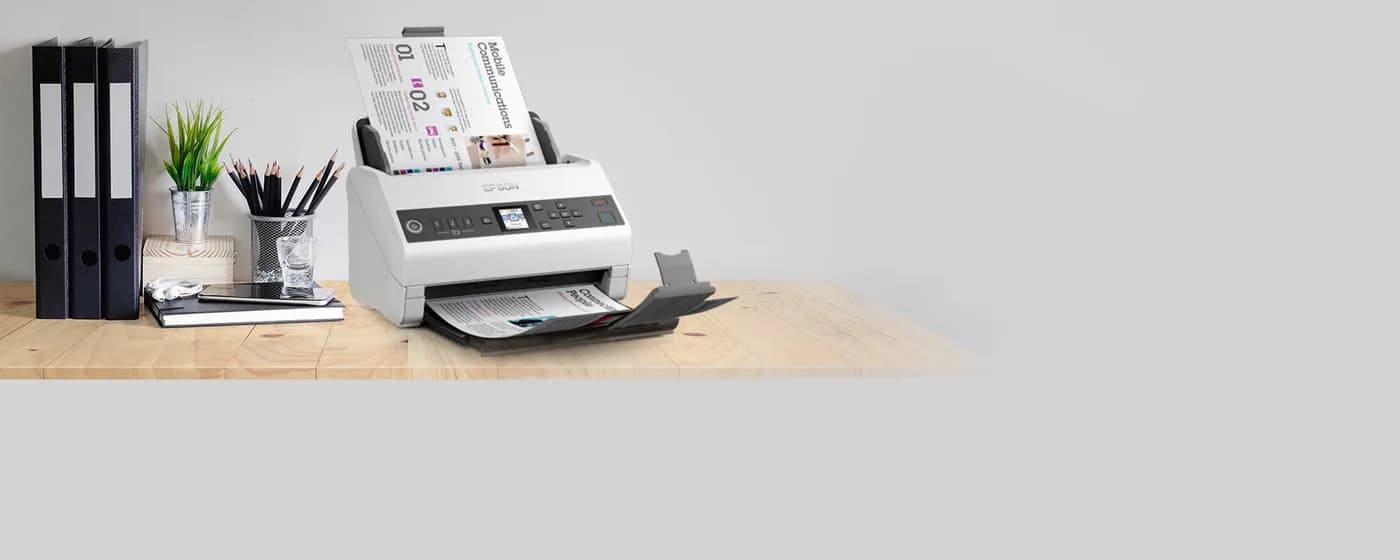 Epson DS-730N Escáner alimentado con hojas 600 x 600 DPI A4 Negro, Gri 2