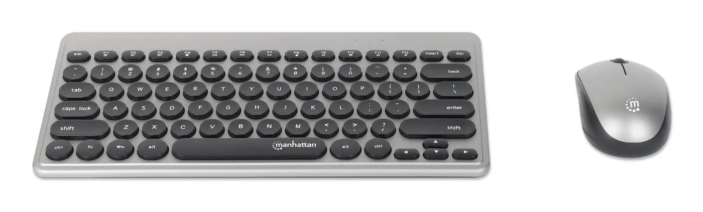 Manhattan Un solo receptor USB-A Nano para ambos, teclado inalámbrico  3