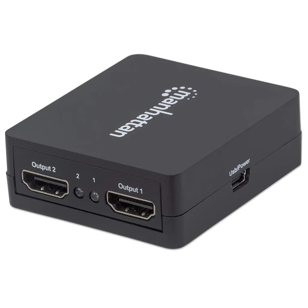 Manhattan Video Splitter HDMI de 2 puertos, 1080p 5