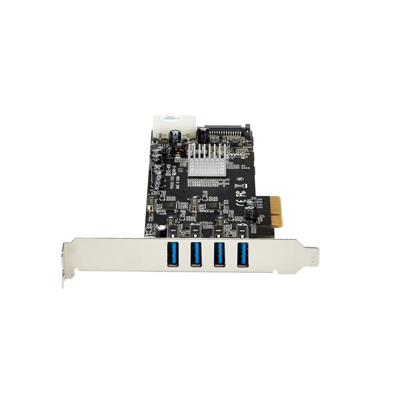 StarTech.com Adaptador Tarjeta PCI Express PCI-E 4 Puertos USB 3.0 UAS 8