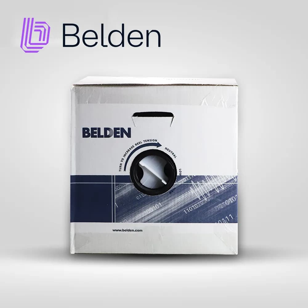 CABLE UTP CAT6+ BELDEN 2412 009A1000 / INTERIOR / BLANCO / 350MHZ / 4  4