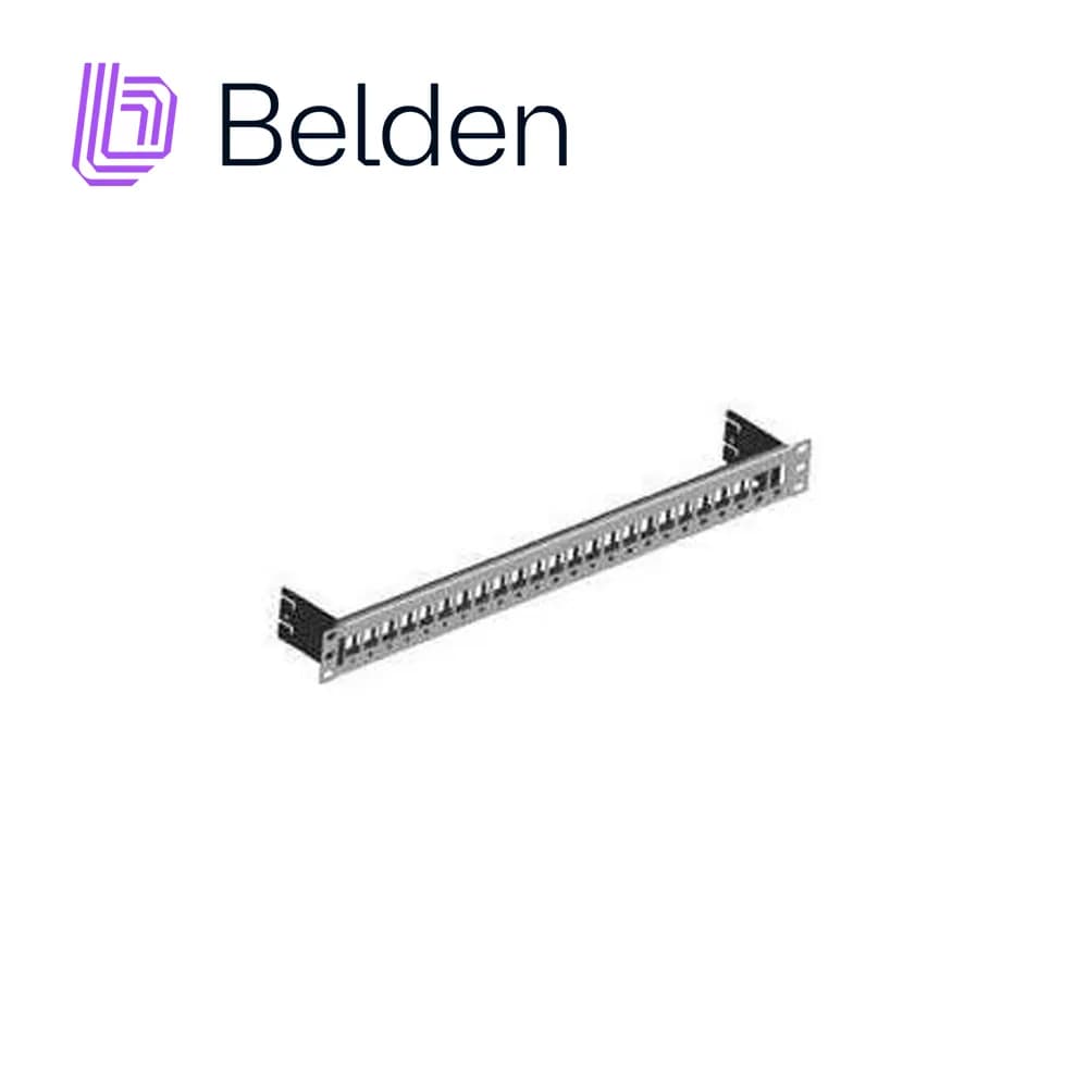PATCH PANEL MODULAR BLINDADO AX104563 BELDEN 24 PUERTOS 1 UR TITANIUM  2
