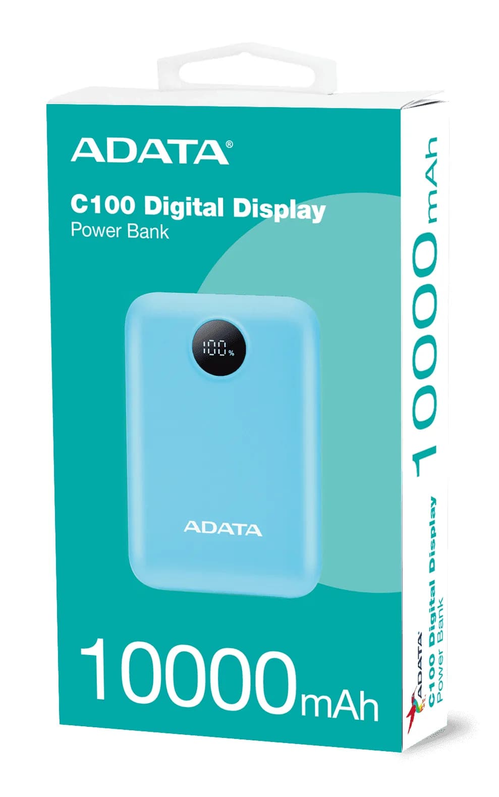 ADATA C100 Polímero de litio 10000 mAh Azul claro 6
