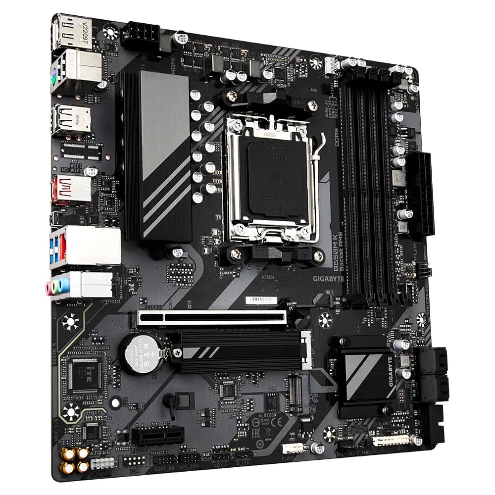 GIGABYTE B650M K placa base AMD B650 Enchufe AM5 Micro ATX 2