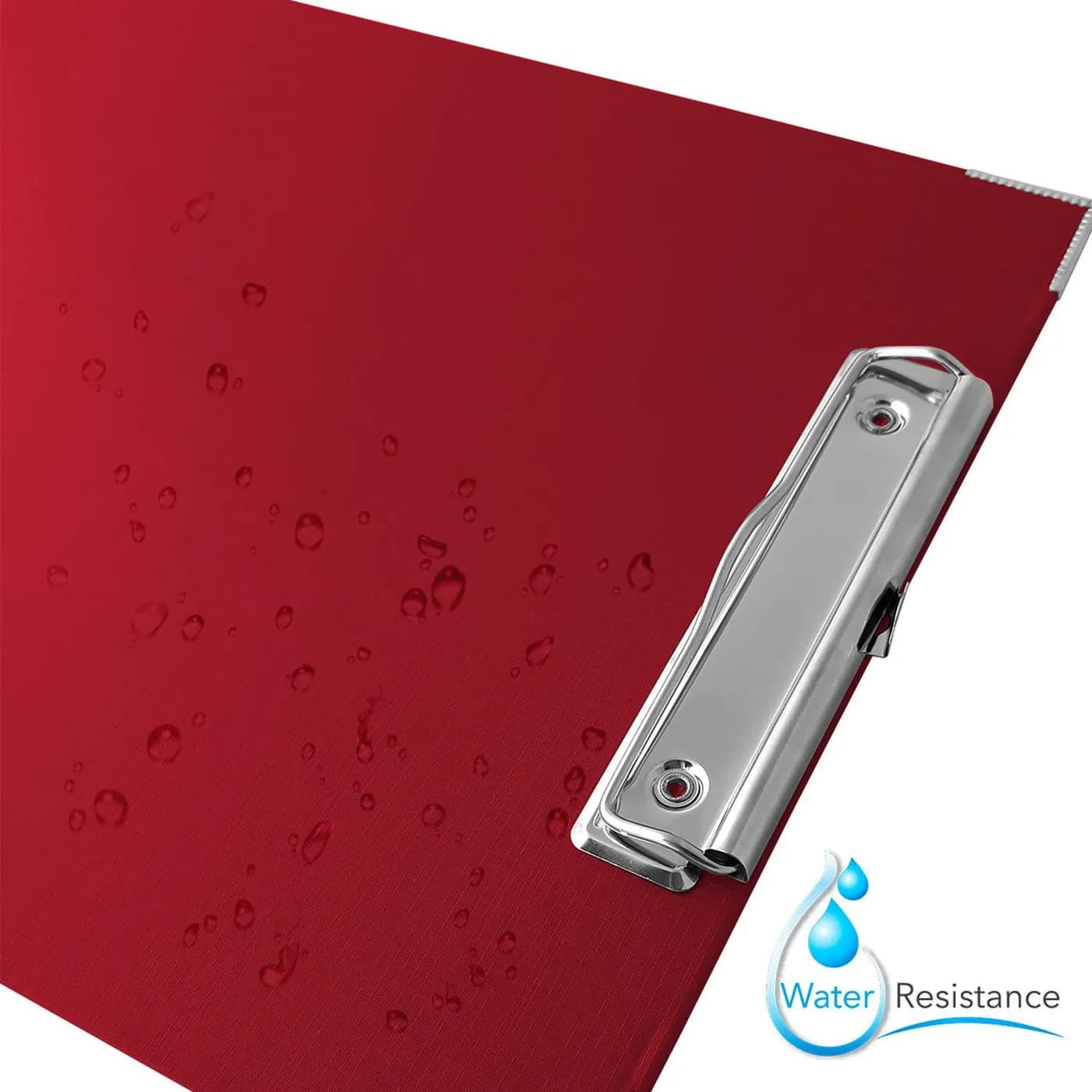 TECHMAKRO TABLA DE CARTON FORRADA DE  PVC VINO CON CLIP país de origen 5