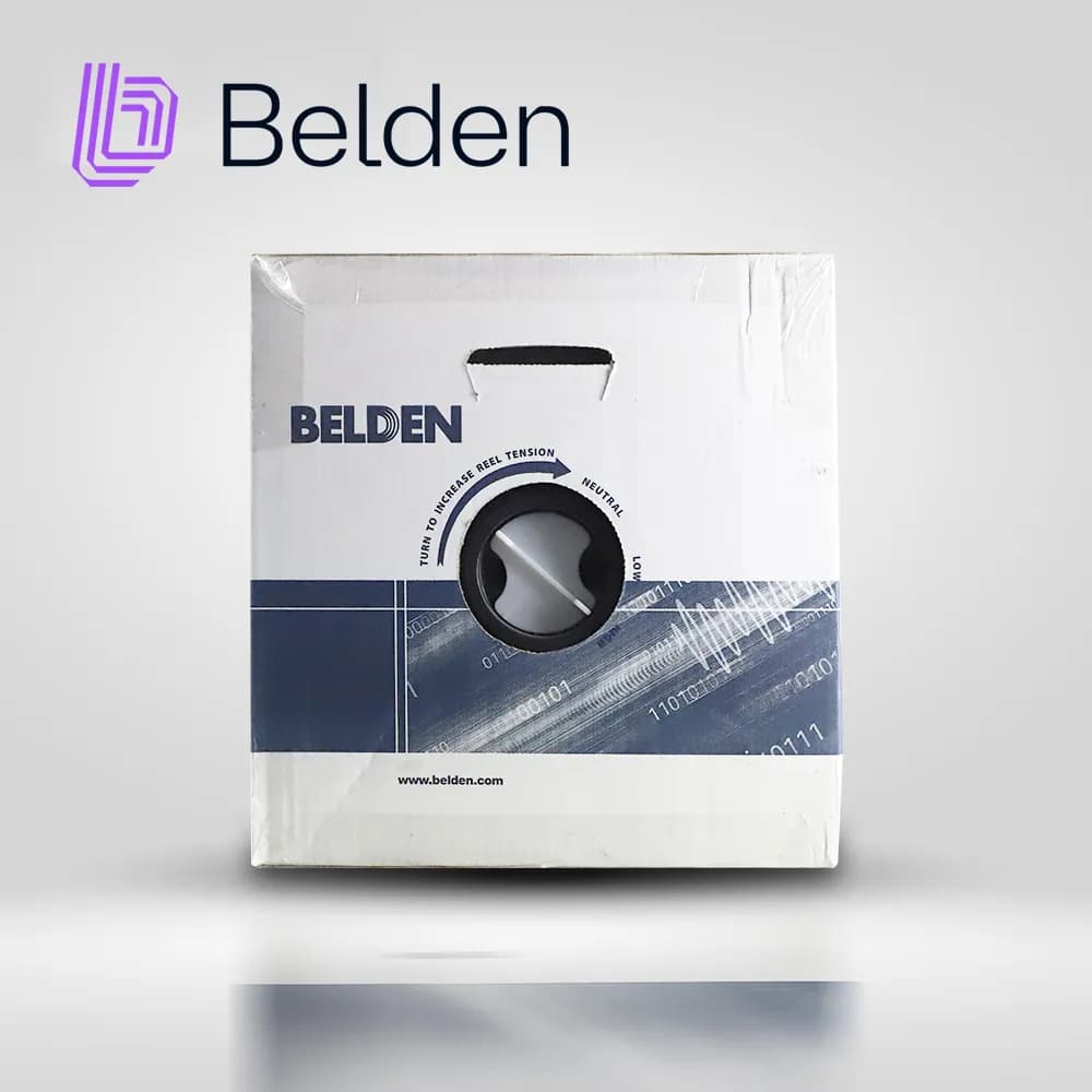 CABLE UTP CAT6+ BELDEN 2412 008A1000 / INTERIOR / GRIS / 350MHZ / 4 PA 4