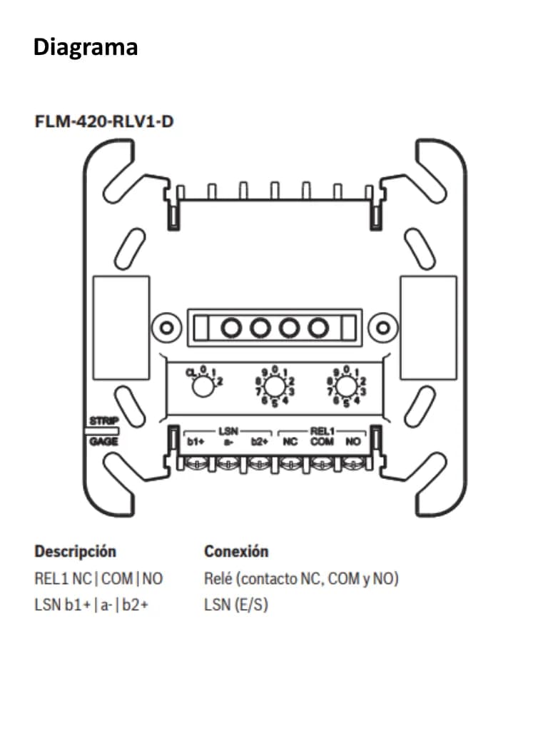 BOSCH F_FLM420RLV1D - Modulo de interconexion de rele de baja TENSIO 3