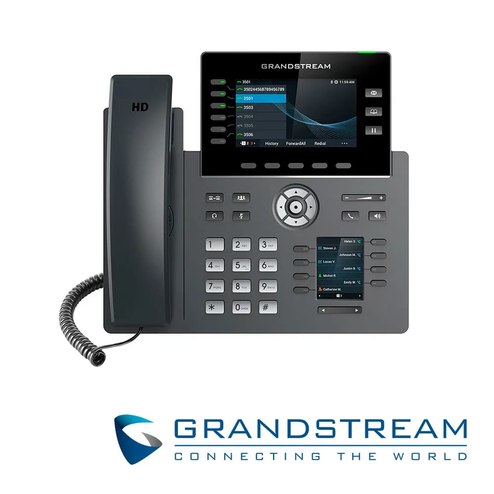 TELEFONO IP GRADO CARRIER WIFI 6 GRANDSTREAM GRP2616 / 16 CUENTAS SIP  2