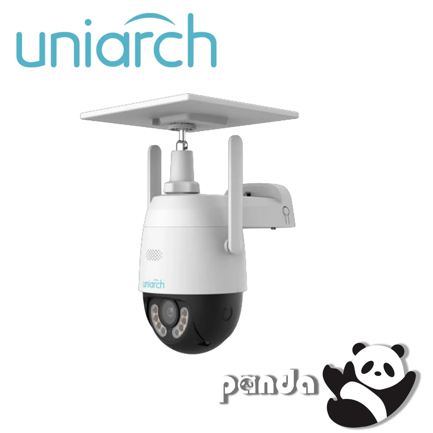 CAMARA PT SOLAR 4G UNIARCH UHO-P2G-M3F4D-LA / 3MP / LENTE-4MM / DUAL-L 2