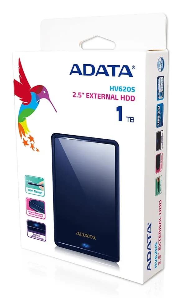 ADATA HV620S disco duro externo 1 TB 2.5" Micro-USB B 3.2 Gen 1 (3.1 G 7