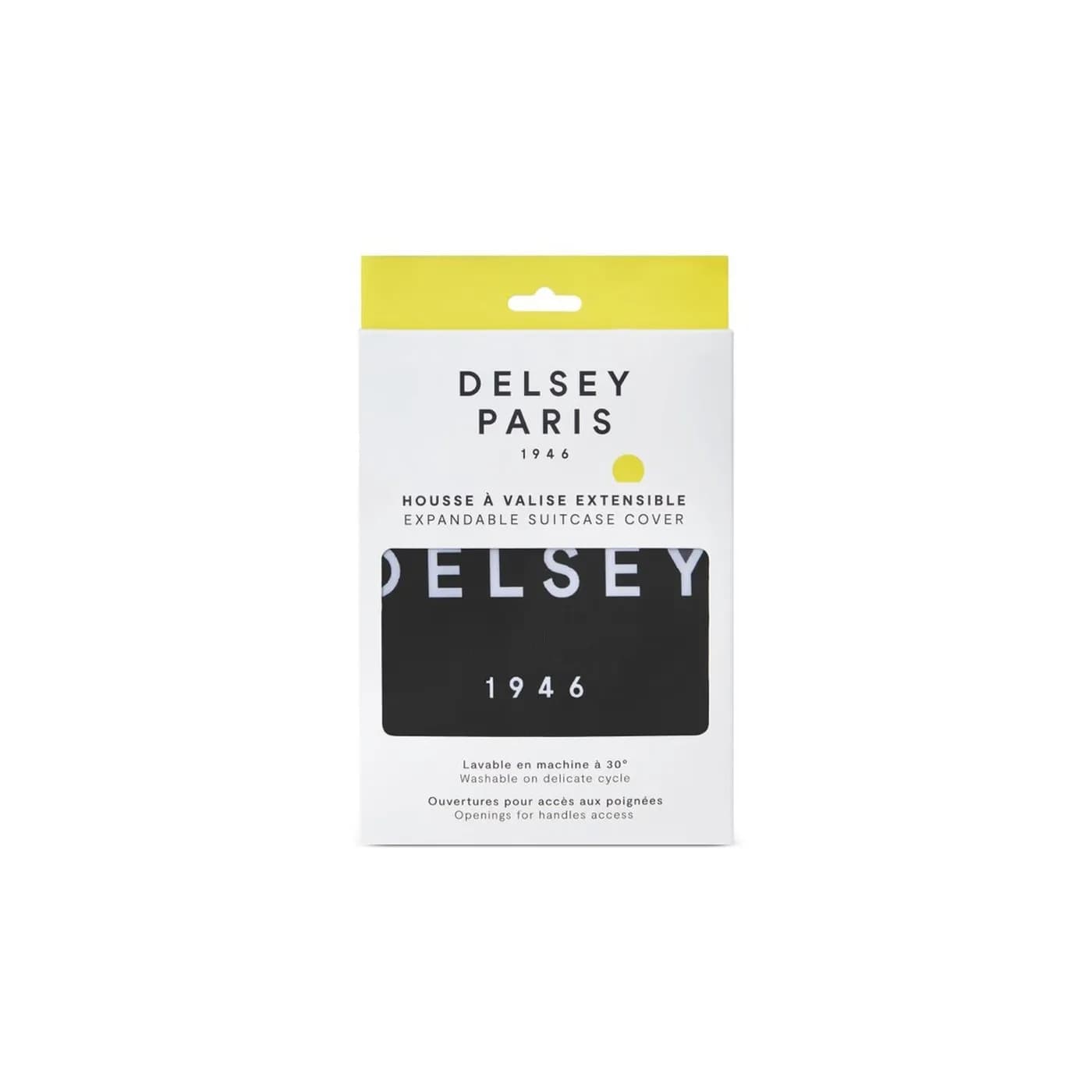 DELSEY FUNDA MEDIANA PARA MALETA DE VIAJE NEGRA 4