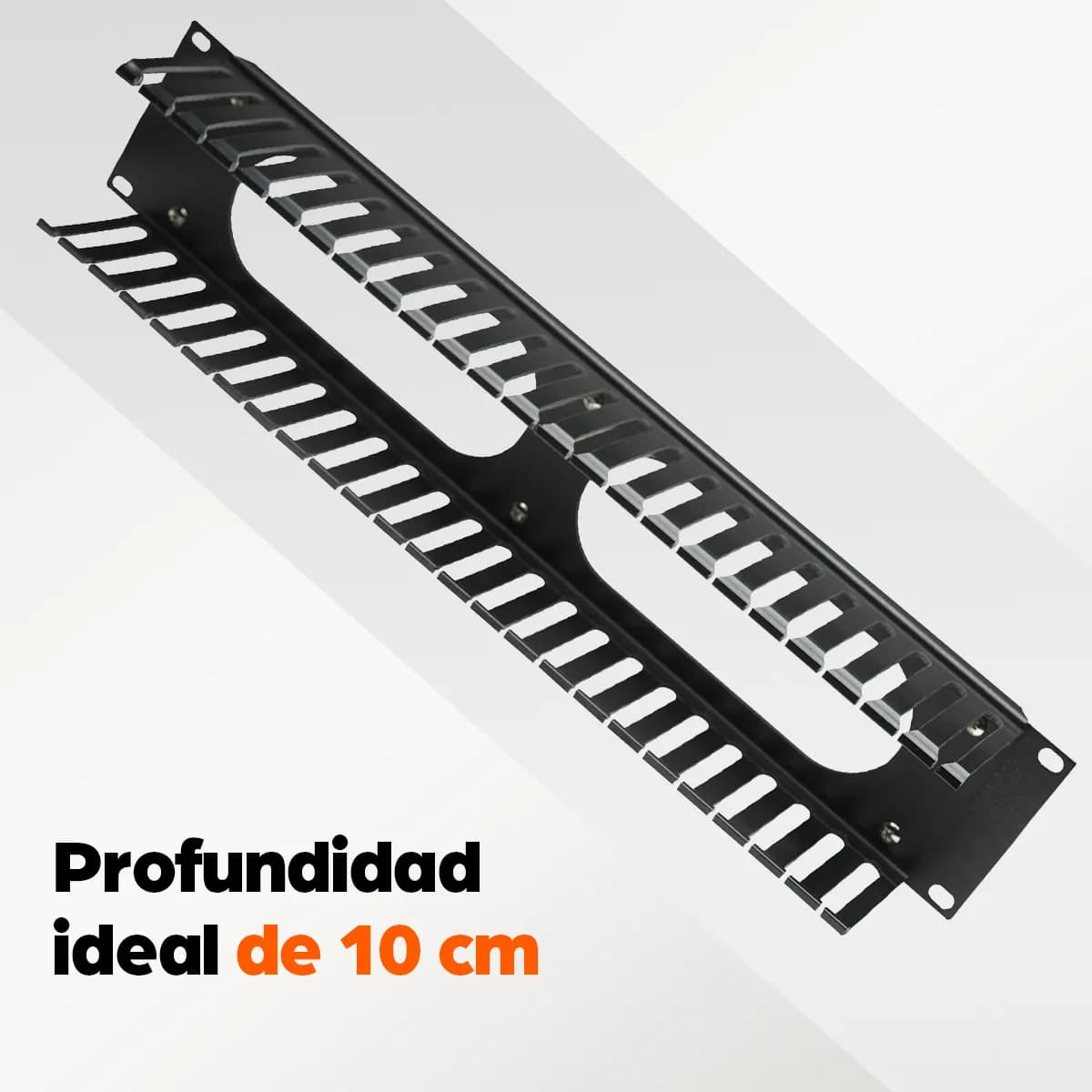 Intellinet Organizador Horizontal 19", 2U, (Plástico) 6