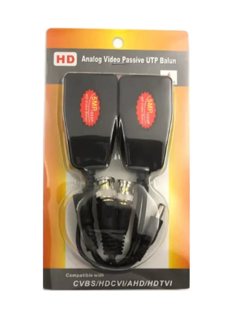 SAXXON VB-04 - Par de transceptores 4K para video y energía, con entra 4