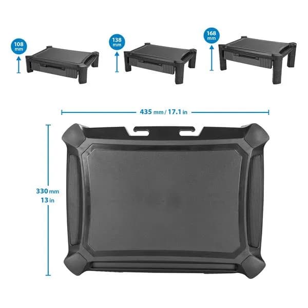 StarTech.com Base de Soporte para Monitor - con Cajón y Altura Ajustab 7