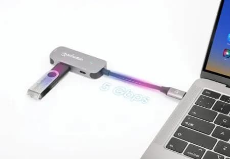Manhattan Docking Station USB-C a HDMI, 3 en 1 con suministro de energ 8