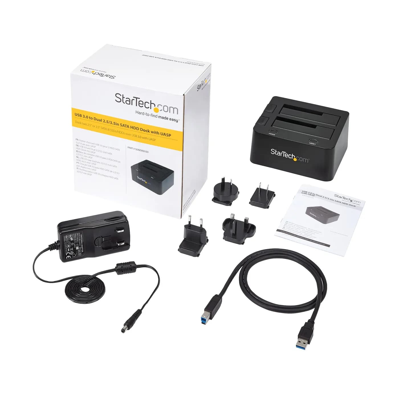 StarTech.com Docking Station de 2 Bahías USB 3.0 a SATA - Base de Acop 9