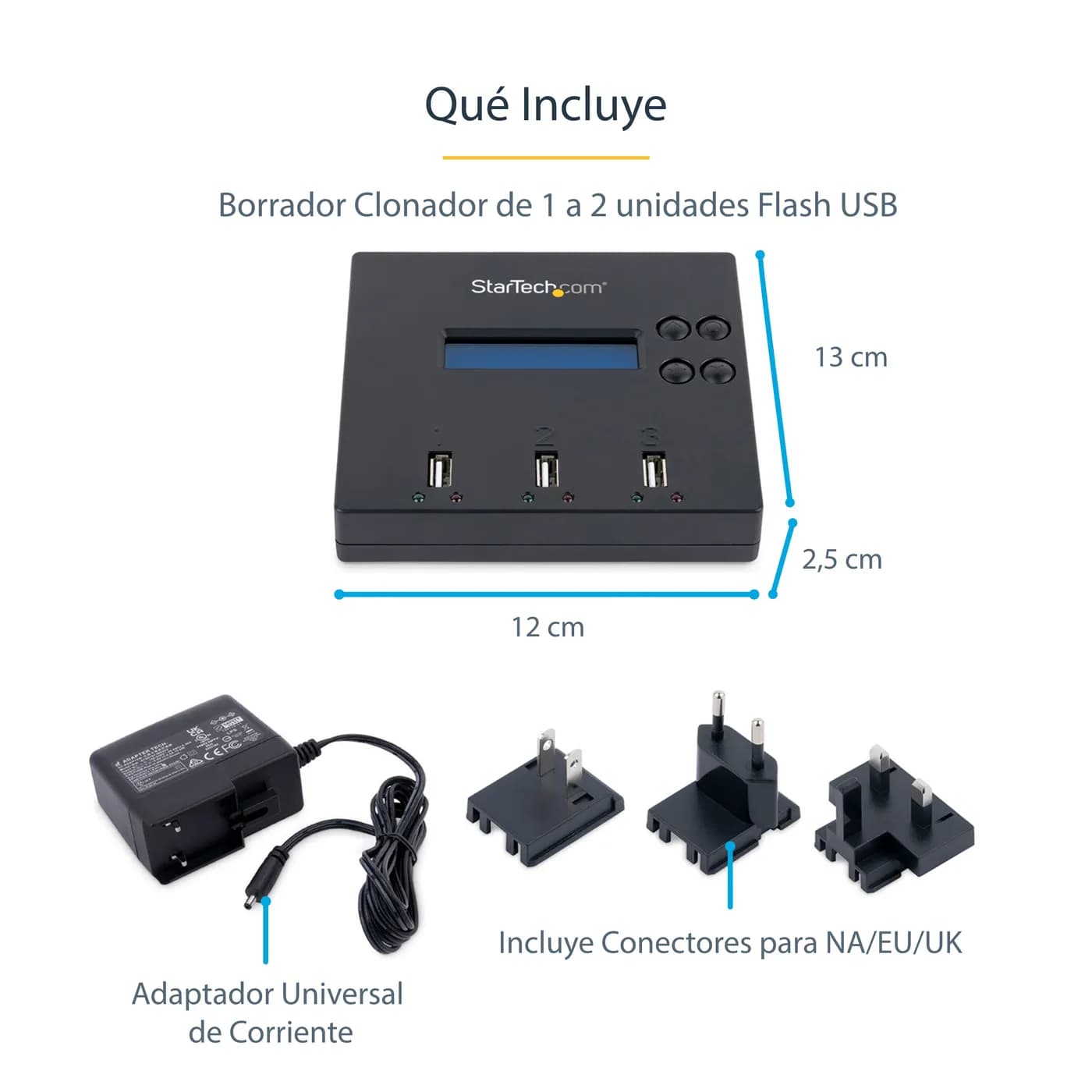 StarTech.com Clonador Autónomo 1:2 para Memorias USB - Copiador de Uni 13